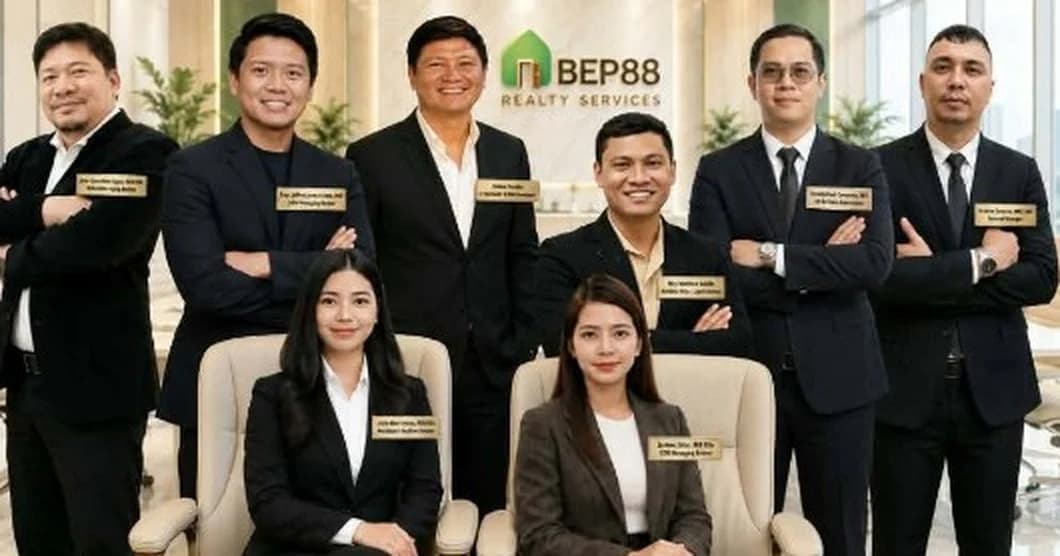 The BEP 88 Realty team together at the office